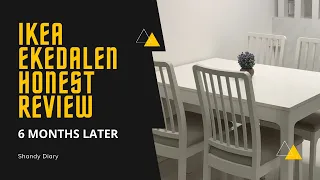 IKEA EKEDALEN Extendable Dining Table Honest Review | 6 Months Later