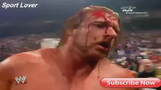 Blood Match - John cena vs Triple H vs Edge | HD