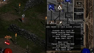 Diablo 2 Fury Within Skill Cận chiến tẩm độc Poison Dagger Necromancer