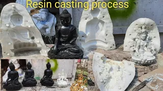 rubber mold |how to make resin murti| | resin casting