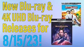 New Blu-ray & 4K UHD Blu-ray Releases for August 15th, 2023!