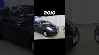 Evolution of Toyota vitz ( 2000~2023 ) #evolution #shortsfeed #toyota