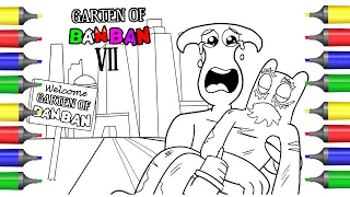 SAVED BY SYRINGEON/GARTEN of BANBAN 7 CARTOON ANIMATION/How To Color All Garten Of Banban 7/NCS