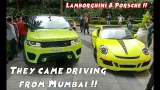 Mumbai Supercars in Bangalore | Lots of People chased the car !!