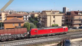 Il treno merci di DB CARGO ROMA - TERNI andata e ritorno con SORPRESA