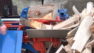 Big wood on ￼Eastonmade wood splitter￼