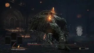 Dark Souls III Great Giant vs Yhorm - Battle of Giants.