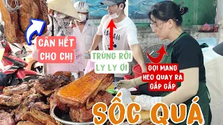 Thôi xong VỊ KHÁCH MUA 25KG HEO QUAY Kim Mai LY LY và thợ chặt Bé Ba đứng hình