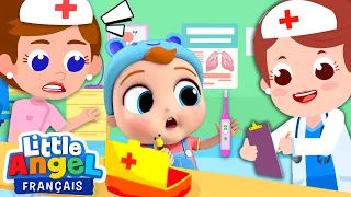 Bébé Louis visite l’hôpital + Comptines pour Enfants | Little Angel Français