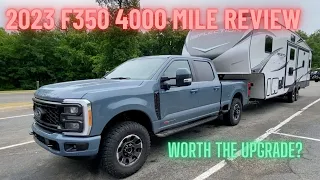 2023 Ford F-350 TREMOR HO diesel 4000 mile review...worth it?? #fordtrucks