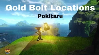 Ratchet & Clank - Gold Bolt Locations on Pokitaru