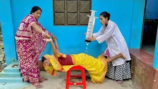 Injection Comedy Video 😂😃Try To Not Challenge New Funny Video Doctor Comedy #fdmama