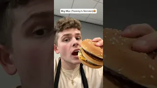 Eating a Big Mac that I made in McDonald’s Kitchen!