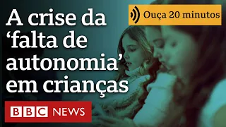 'Falta de independência está por trás de crise de saúde mental em crianças', diz psicólogo americano