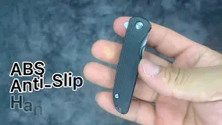 Samior S51 Mini Slim Flipper Folding Scalpel Neck Knife with 10pcs #24 Blades