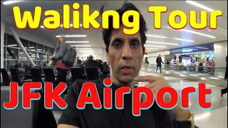 A Walk Around Terminal 8 At JFK International Airport, New York City