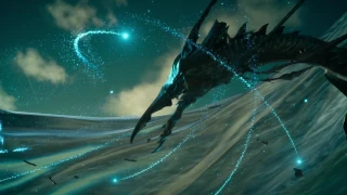 Final Fantasy XV - The Trial of Leviathan: Lunafreya Helps Noctis, Titan Fights Leviathan Cutscene