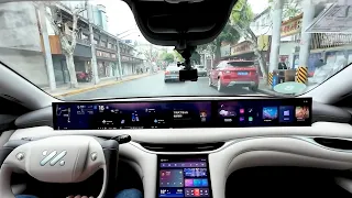 2024 IM LS6 Dynamic Test Drive，experiencing urban no-map intelligent driving function.