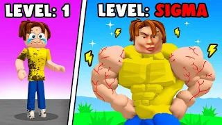 From NERD To SIGMA MALE In Roblox! (Mewing Simulator)