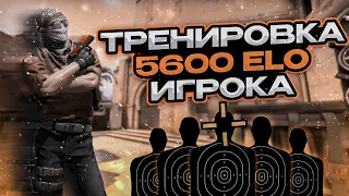 ТРЕНИРОВКА 5600ЕЛО СНАЙПЕРА / КАК ПРАВИЛЬНО ТРЕНИРОВАТЬСЯ В КС ГО / ГАЙД НА ТРЕНИРОВКУ