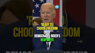 Biden's New Gaffe: Asks Americans To Choose Freedom Or Democracy | US Election