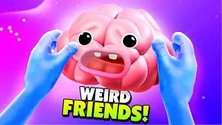Finding The BRAIN ALIEN And Destroying It! - Outta Hand VR