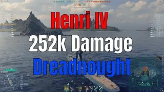 Henri IV T10 French Cruiser | 252k Dmg, Witherer, Dreadnought | World of Warships
