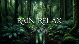 Fall Asleep in 3 Minutes - Relaxing Piano in Rainforest with Gentle Raindrops 🌲 | Deep Sleep Music