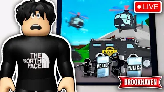 LA POLICE ME POURSUIS DANS TOUS BROOKHAVEN, ROBLOX (DÉFI RP)