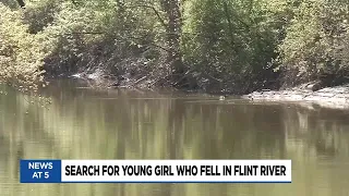 Search continues into day 5 for girl in Flint River