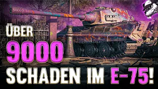 Über 9000 Schaden im E-75 - Die Schellen merkt man! [World of Tanks - Gameplay - Deutsch]