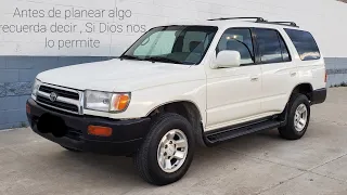 Toyota 4runner 1997 Review en español ¿vale la pena comprar una?