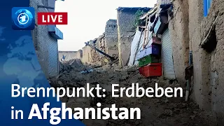 ARD-Brennpunkt: Erdbeben in Afghanistan