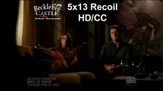 Castle 5x13  "Recoil"  End Scene Castle & Beckett in Her Apartment (HD/CC/L↔L)