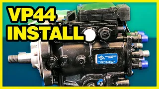 VP44 Injection Pump Cummins Install BEST Method | New VP44 Pump Installation #diesel #cummins #dodge