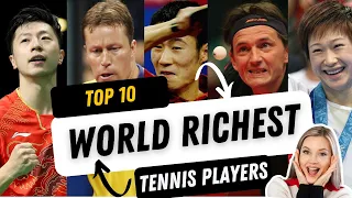 Top 10 richest tennis players in the world | Richest tennis players | richest table tennis players