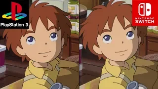 Ni No Kuni PS3 Vs Switch - Quick Graphics comparison! (Some Slight Changes?)