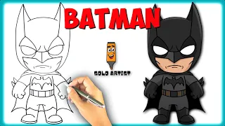 How To Draw The Batman | Simple & Easy