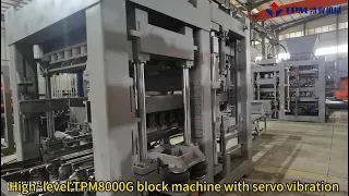 High-End Interlocking Paver Brick Making Machine Testing