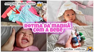 Minha nova rotina da manhã com o bebê recém nascido 💕