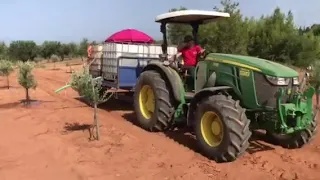 John Deere 5090M!!!ΠΑΤΕΝΤΑ. Αυτοματισμοί στο πότισμα ελιας!!!