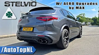 ALFA ROMEO Stelvio Quadrifoglio REVIEW on AUTOBAHN [NO SPEED LIMIT] by AutoTopNL