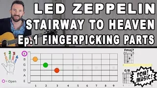 Stairway to Heaven - Led Zeppelin - Complete Guitar Lesson Ep. 1: Intro & Fingerpicking Parts