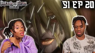 Who Is She?! | Attack on Titan 1x20 Reaction