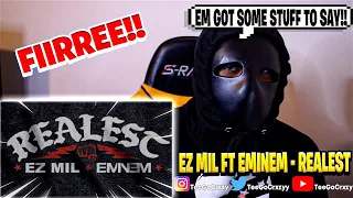 EMINEM FIRING OFF SHOTS!!! Ez Mil ft Eminem - Realest (REACTION)