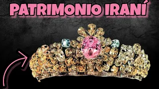 El lujo del diamante de la tiara de la última reina iraní