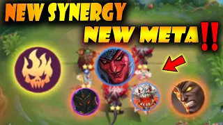 NEW SYNERGY INFERNO FIEND | ADVANCE SERVER | MAGIC CHESS MOBILE LEGENDS