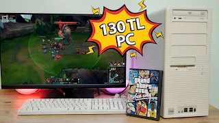 130 TL'ye Lol ve GTA Açan Bilgisayar Aldım! Seçmeden 2.El Windows XP RETRO PC (#Rastgele 2)