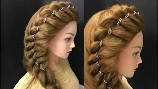 Beautiful Side Braid Hairstyle for Girls | Easy Hairstyles