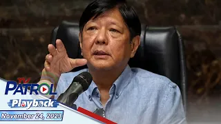 TV Patrol Playback | November 24, 2023